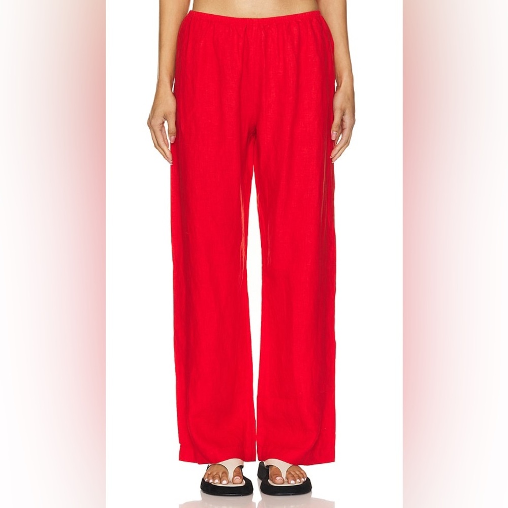Donni Simple Linen Pant in size Large